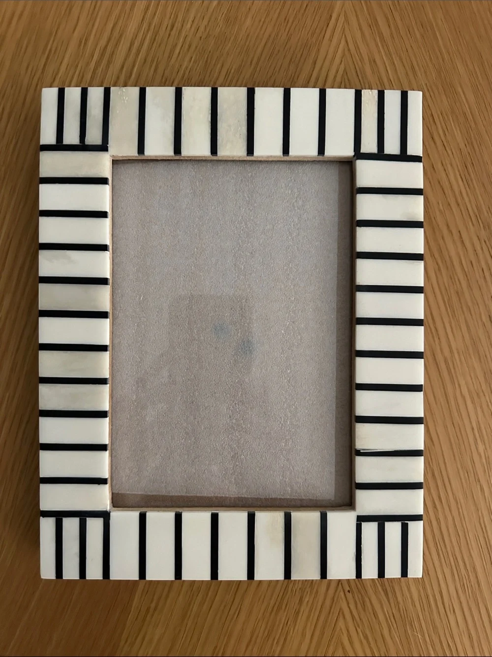 NWOT boho striped picture frame